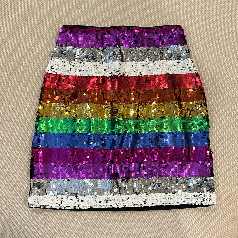 New! NBD sequin rainbow skirt! Size - XXS NEW with tag!